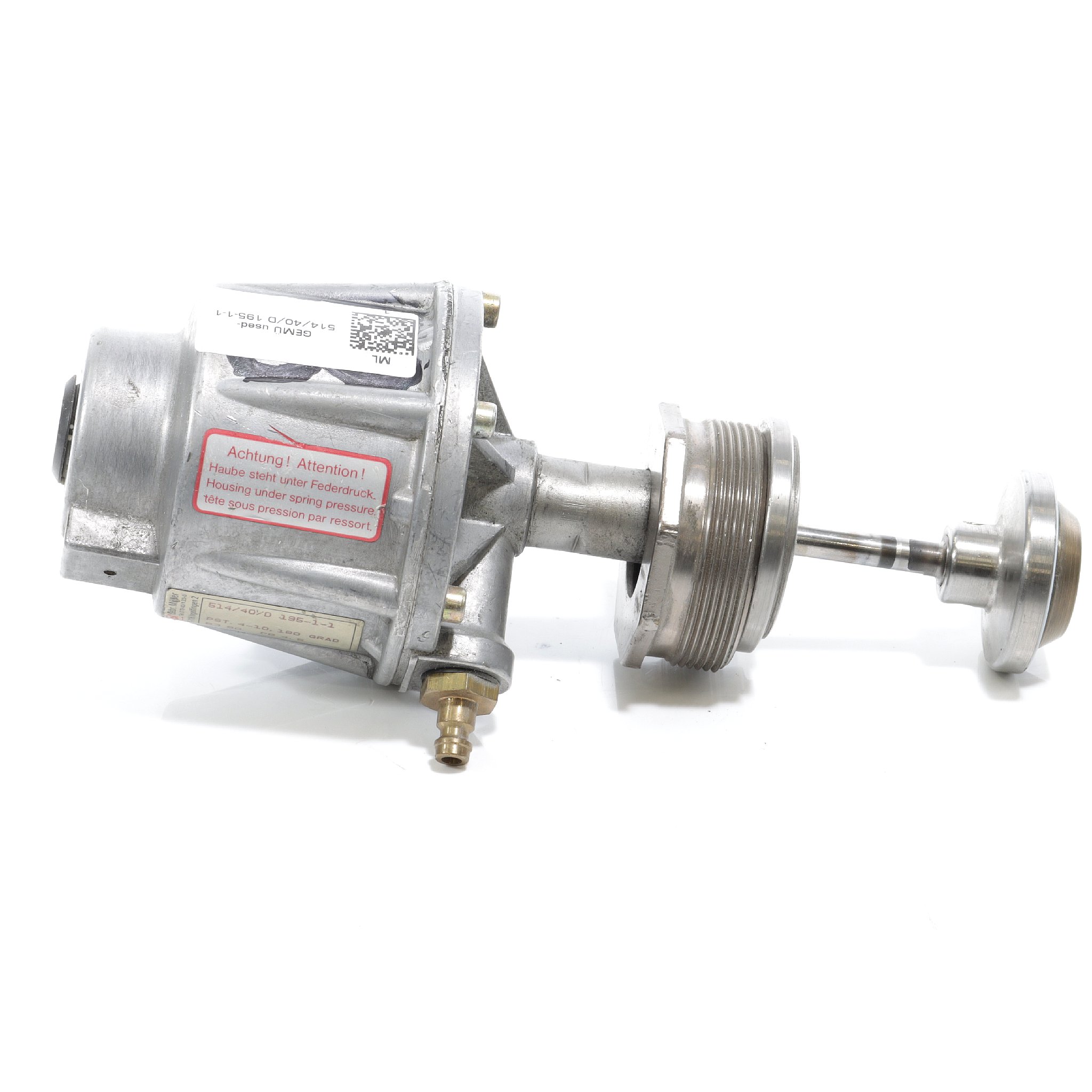 Angle seat valve  Used